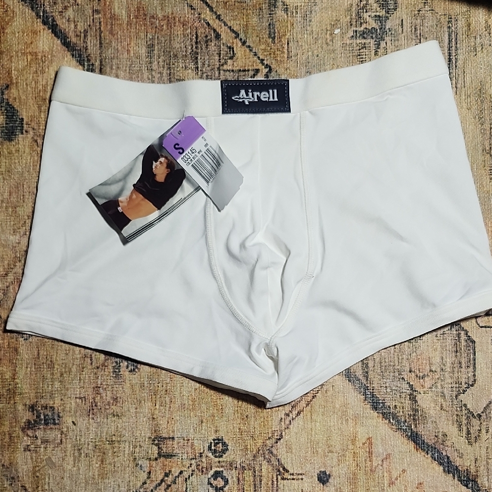 French Airell by Leo Men's Classic White Boxer Briefs
